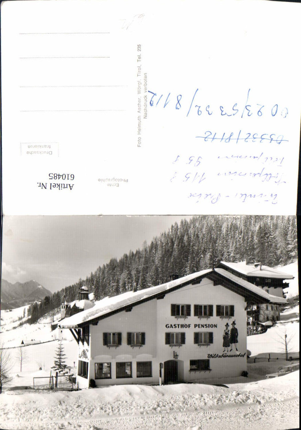 Alte Ansichtskarte – Old Postcard