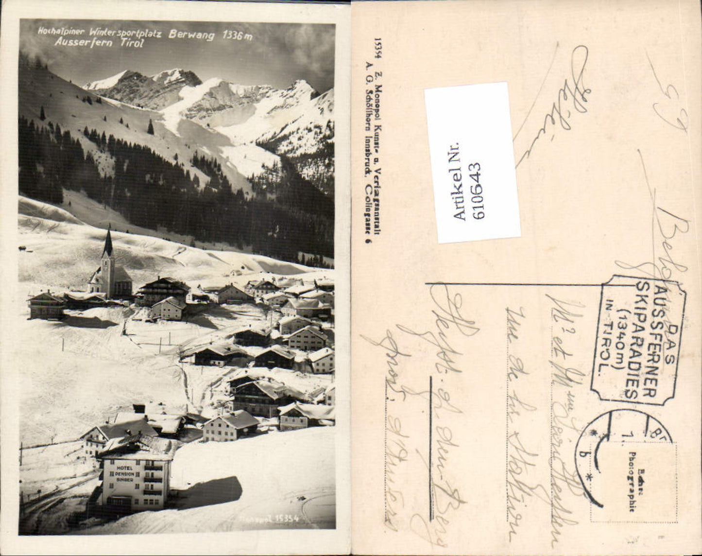 Alte Ansichtskarte – Old Postcard