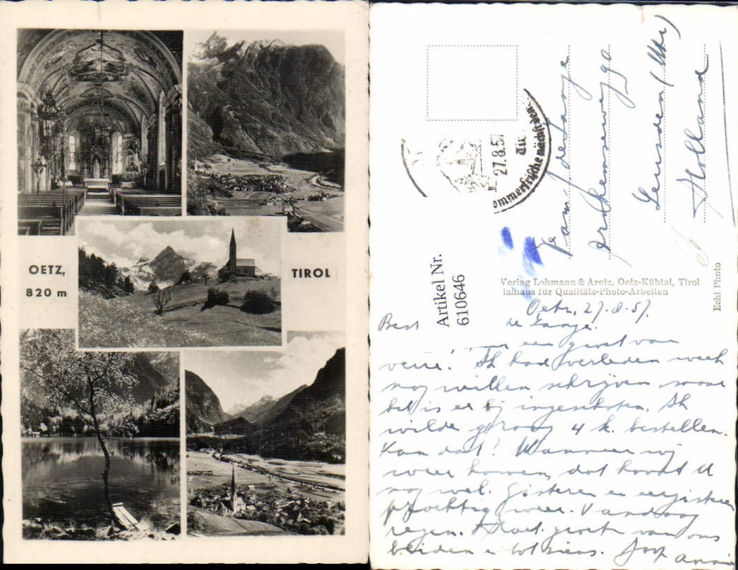 Alte Ansichtskarte – Old Postcard