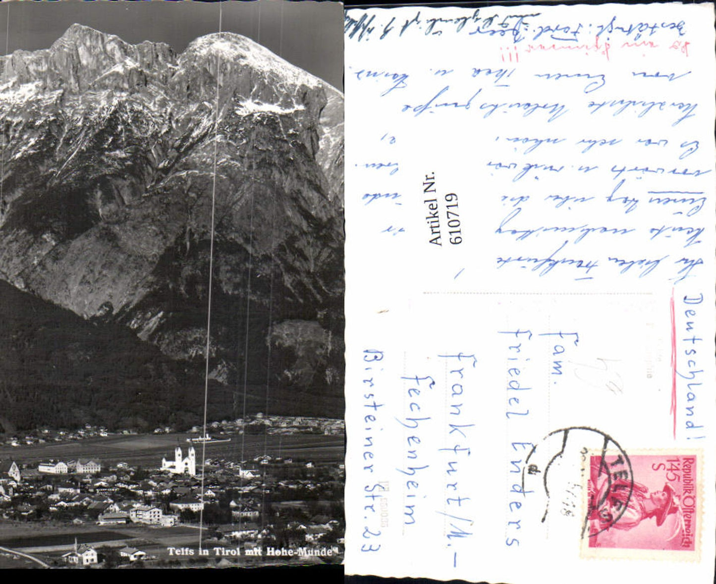 Alte Ansichtskarte – Old Postcard