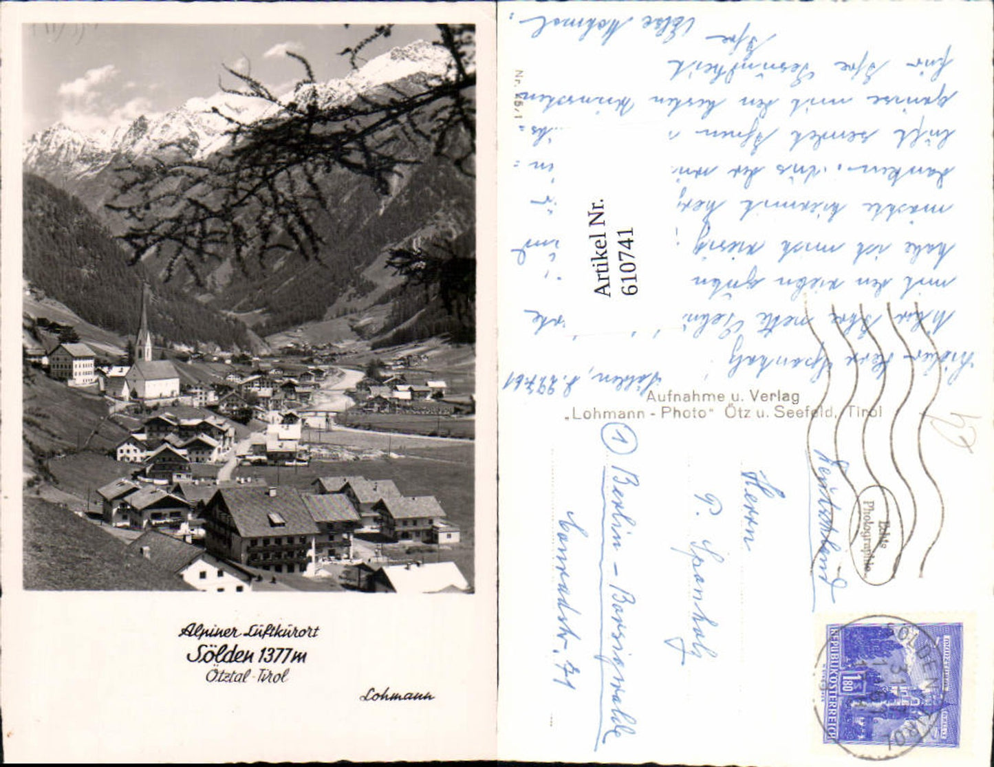 Alte Ansichtskarte – Old Postcard