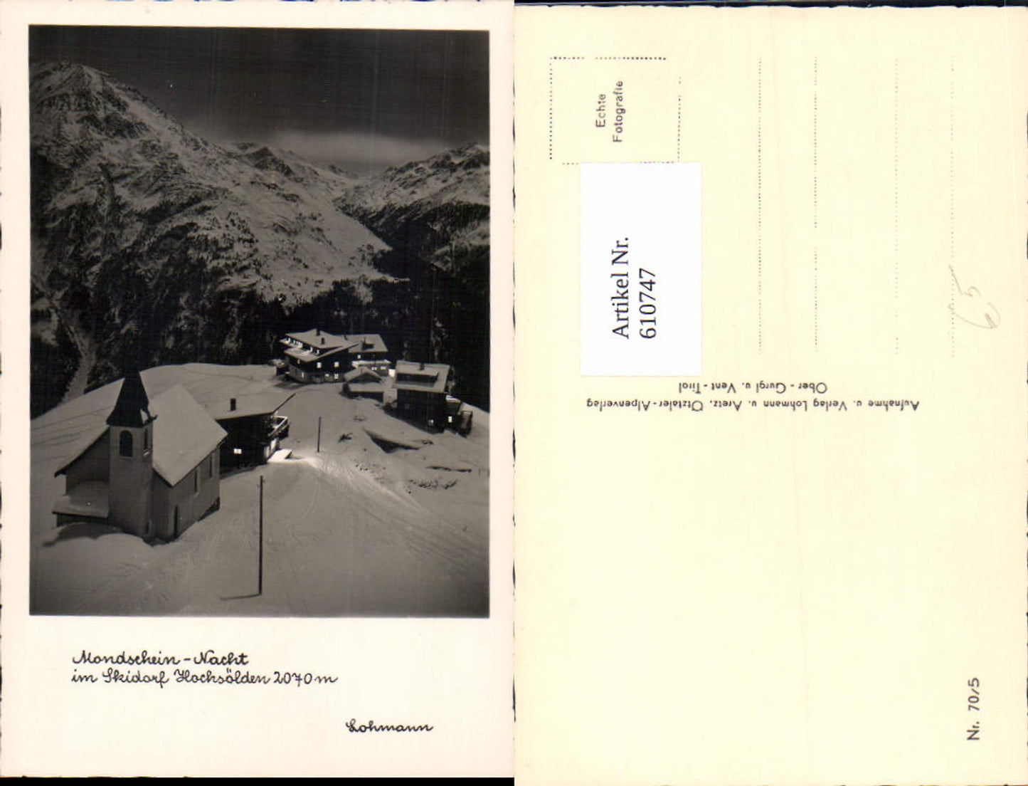 Alte Ansichtskarte – Old Postcard