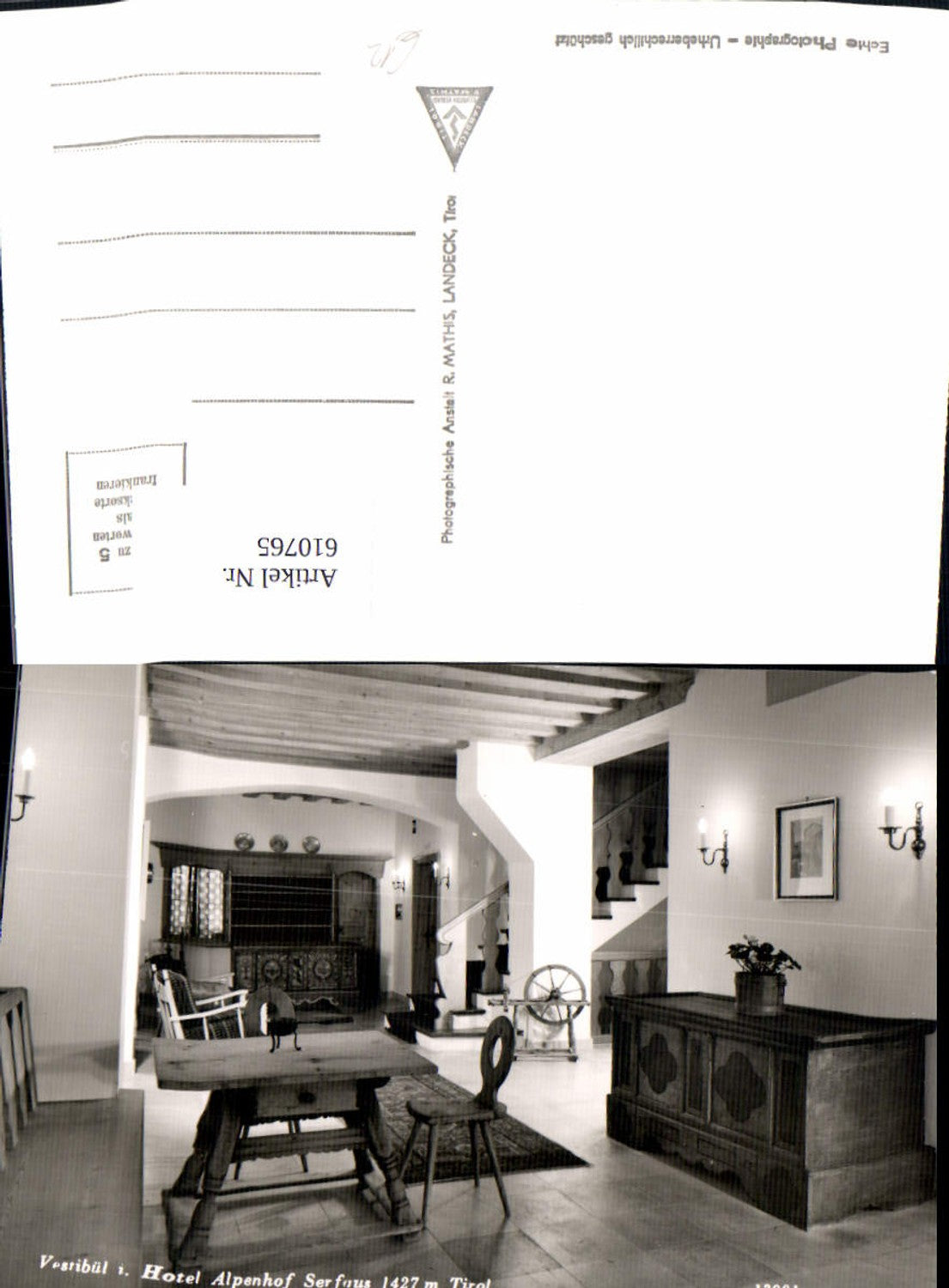 Alte Ansichtskarte – Old Postcard