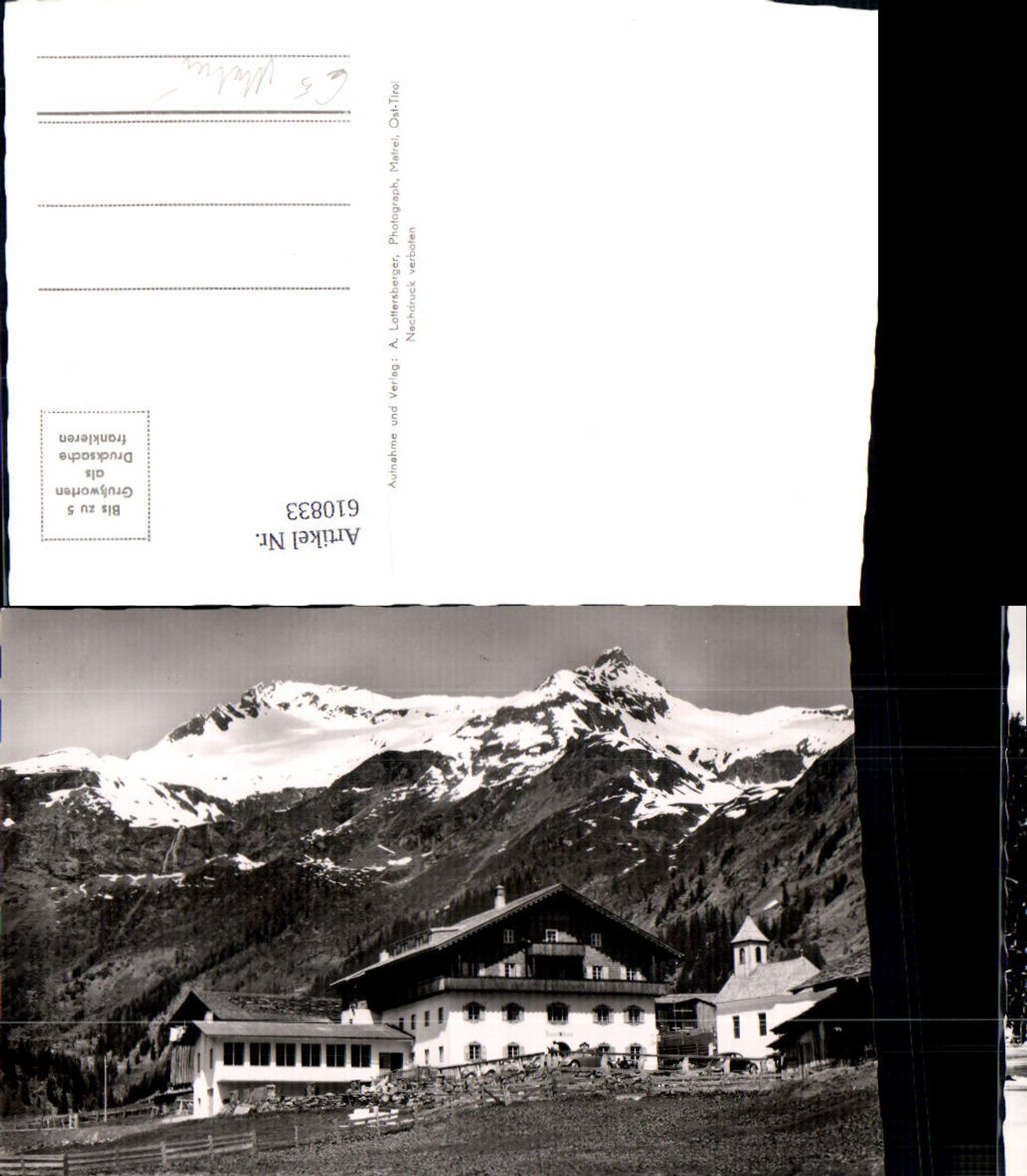Alte Ansichtskarte – Old Postcard