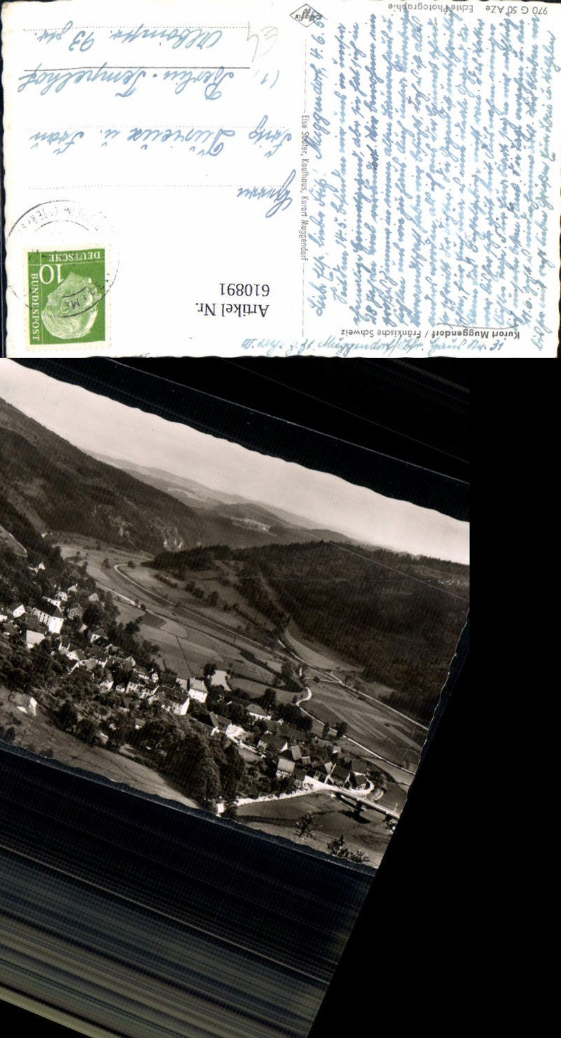 610891, Photo Ak Muggendorf Franconian Switzerland