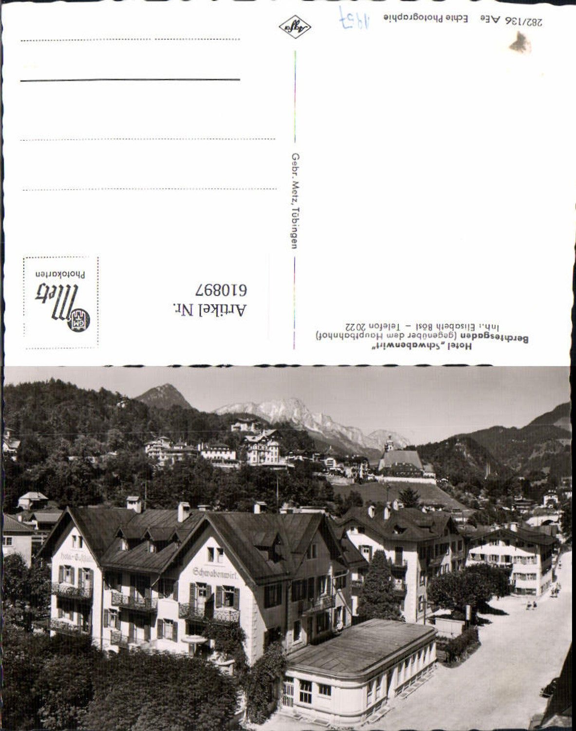 610897, Photo Ak Berchtesgaden Hotel Schwabenwirt