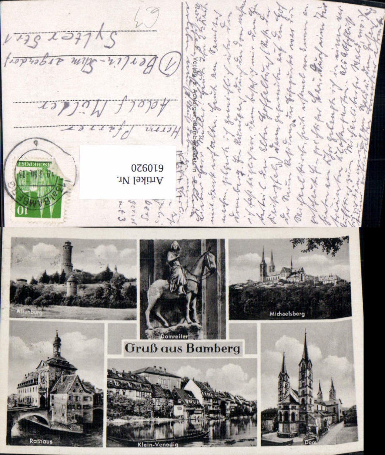 610920,Multi-image Ak Bamberg Cathedral Rider Altenburg Michaelsburg Cathedral