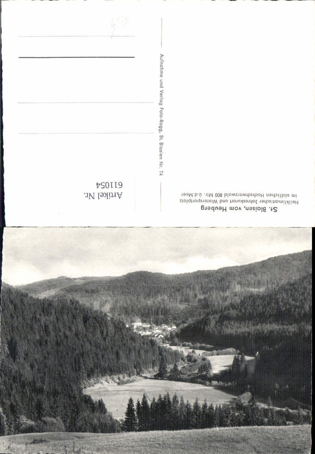 611054,St Blaisen v. Heuberg Hochschwarzwald