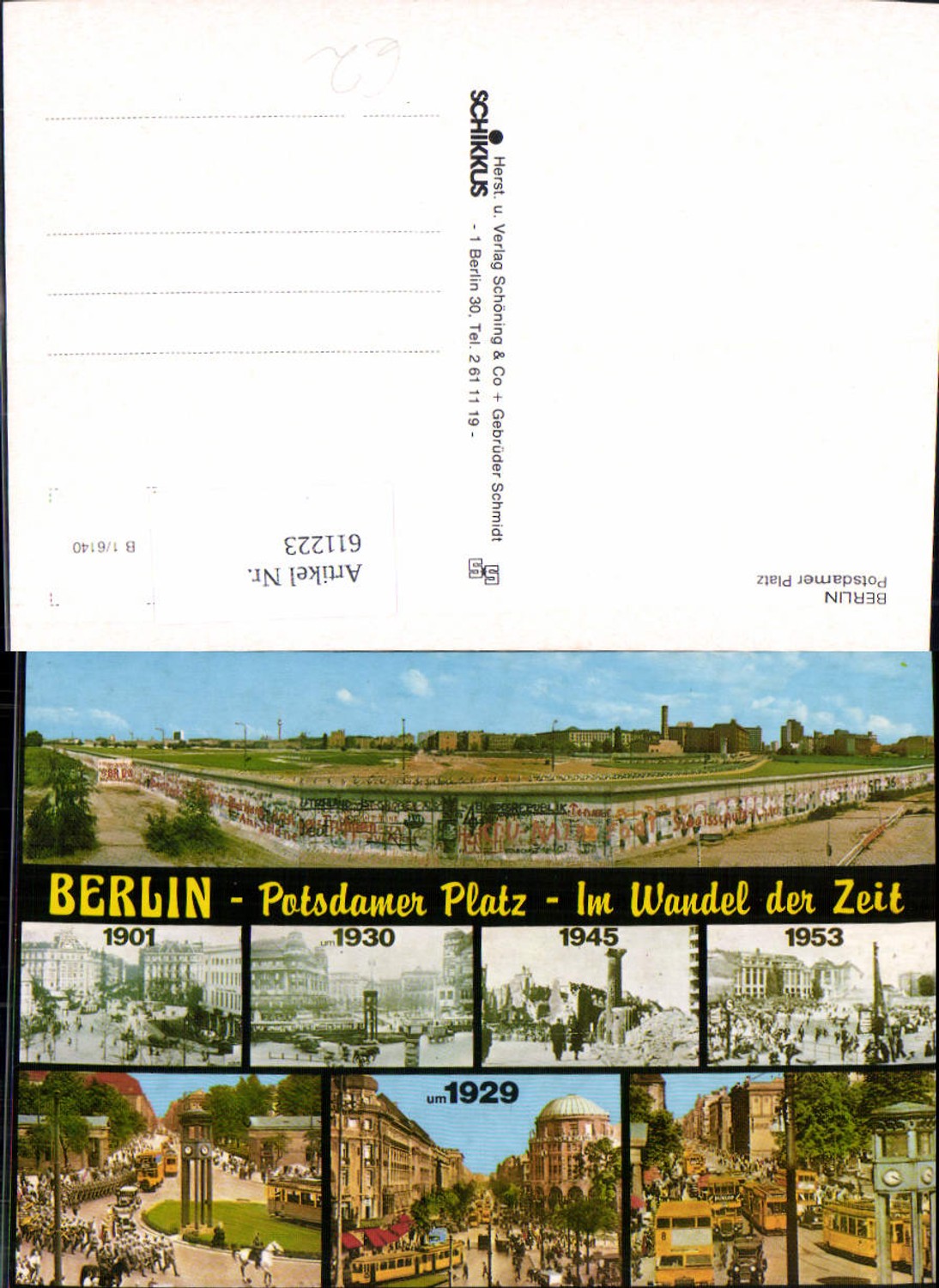 611223,Mehrbild Ak Berlin Potsdamer Platz