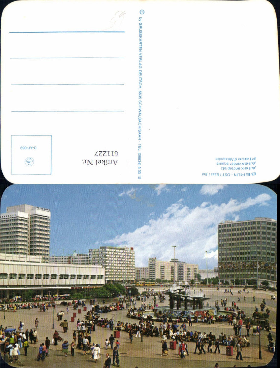 611227,Berlin Ost East Alexanderplatz