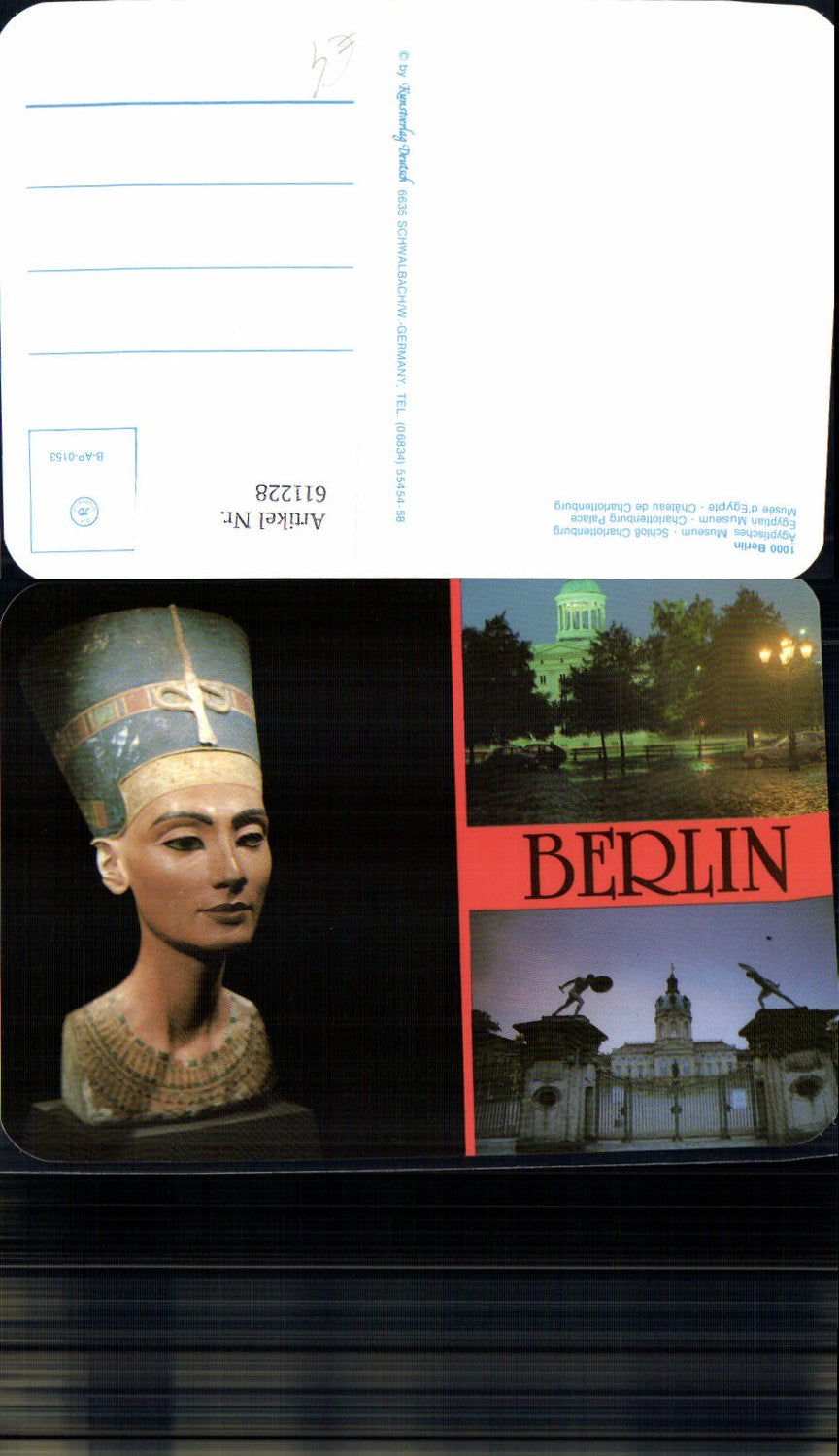 611228,Mehrbild Ak Berlin Ägyptisches Museum Schloß Charlottenburg