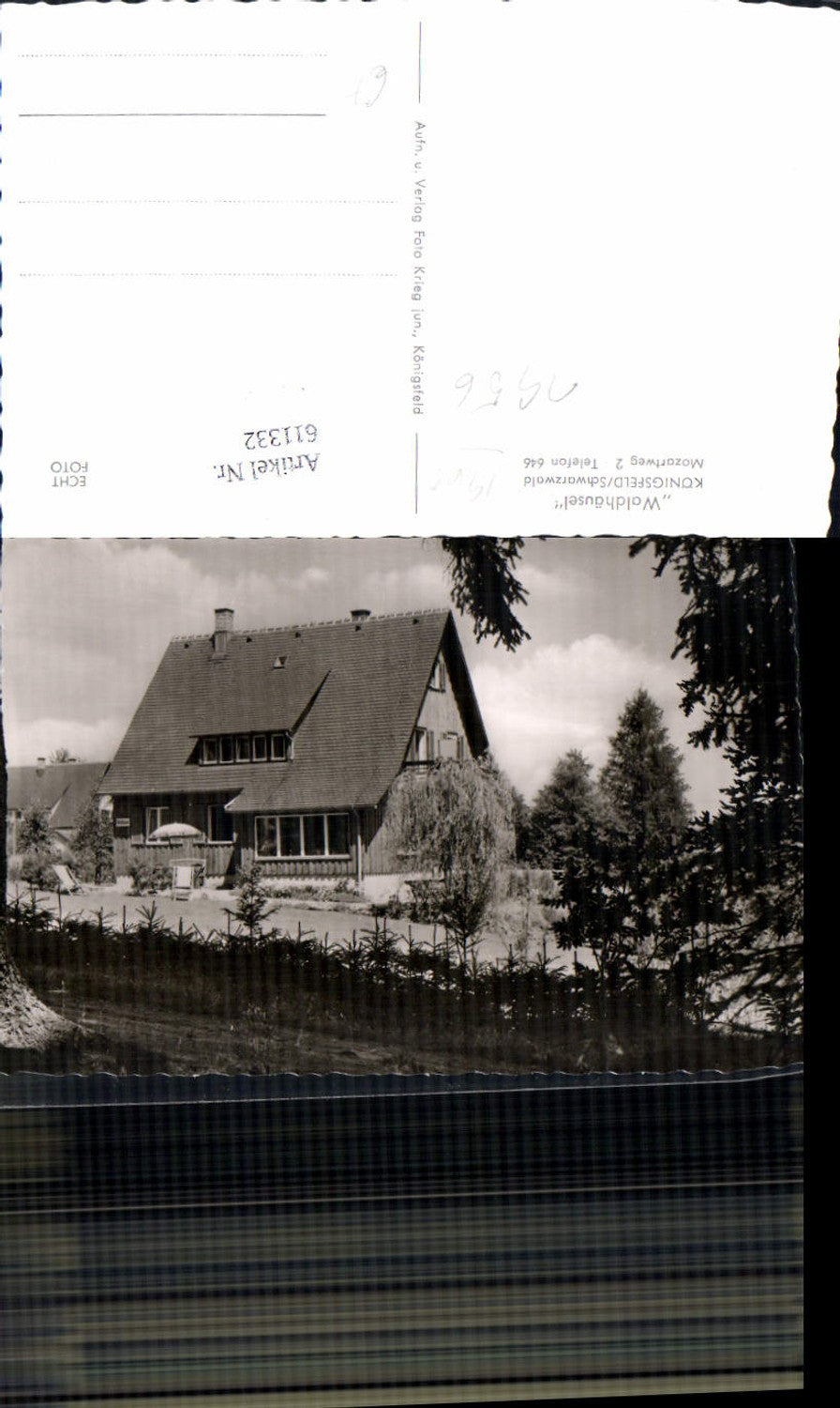 611332,Foto Ak Königsfeld i. Schwarzwald Waldhäusel