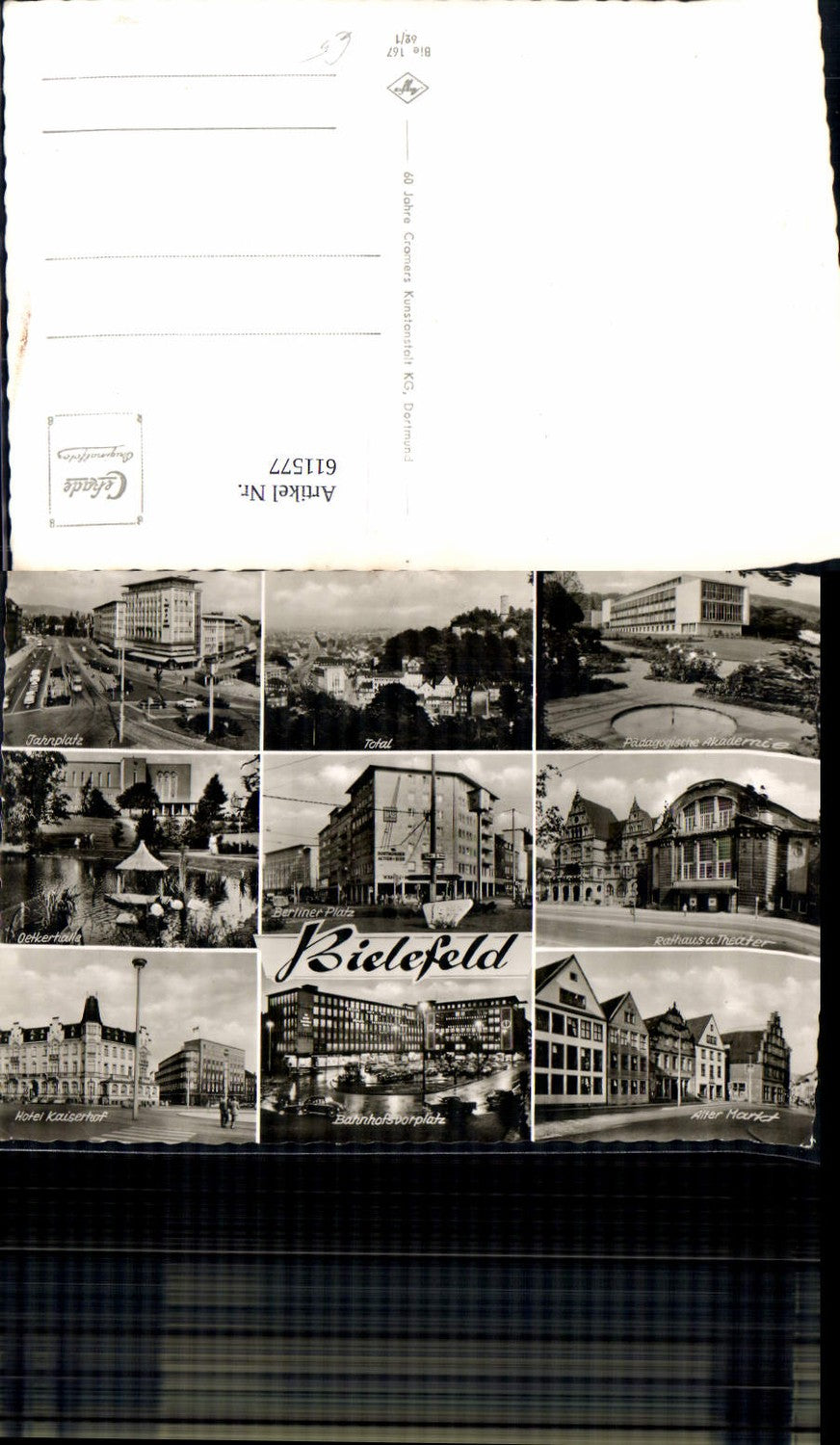 611577,Mehrbild Ak Bielefeld Berliner Platz Rathaus i. Theater Alter Markt