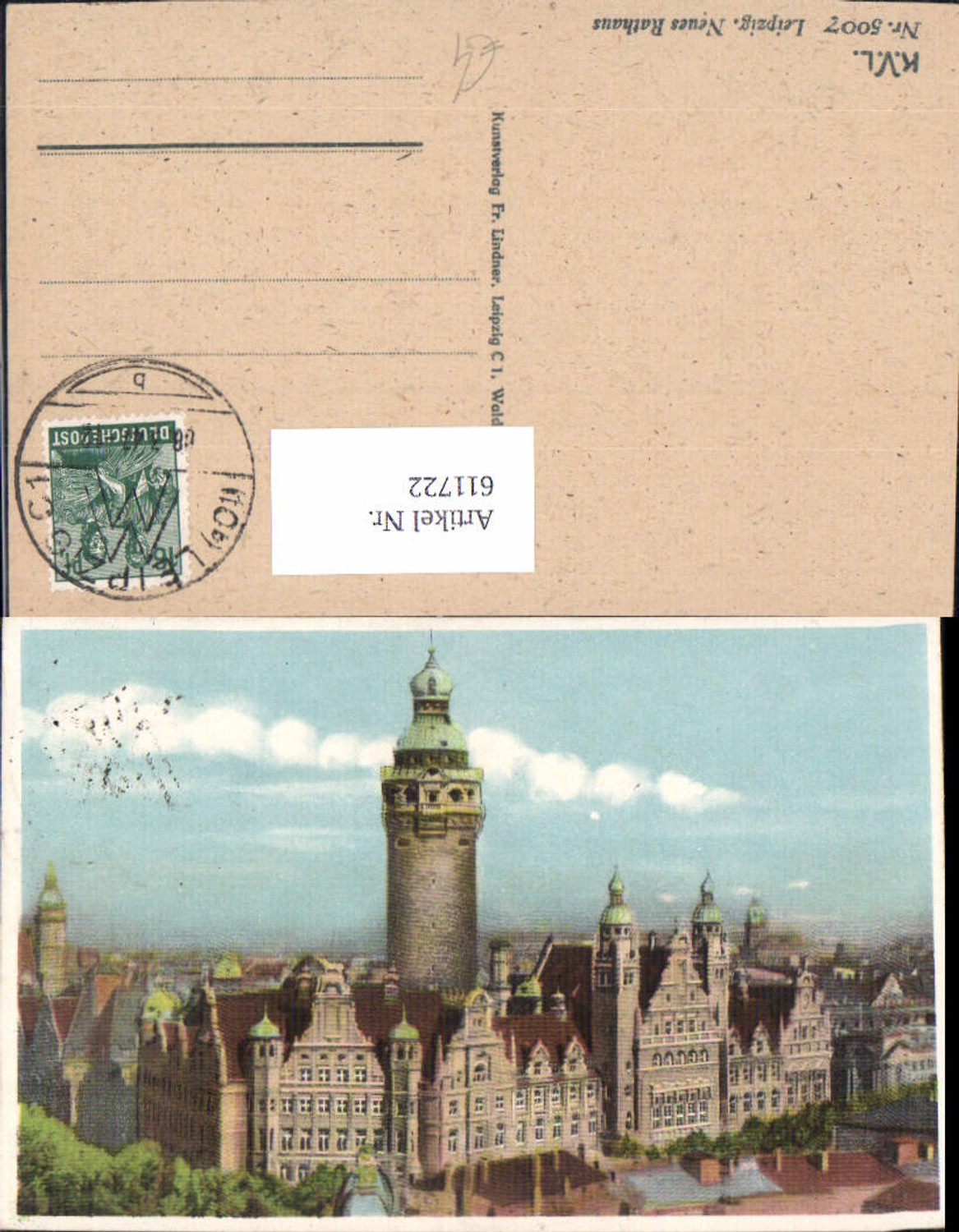 611722, Leipzig New Town Hall