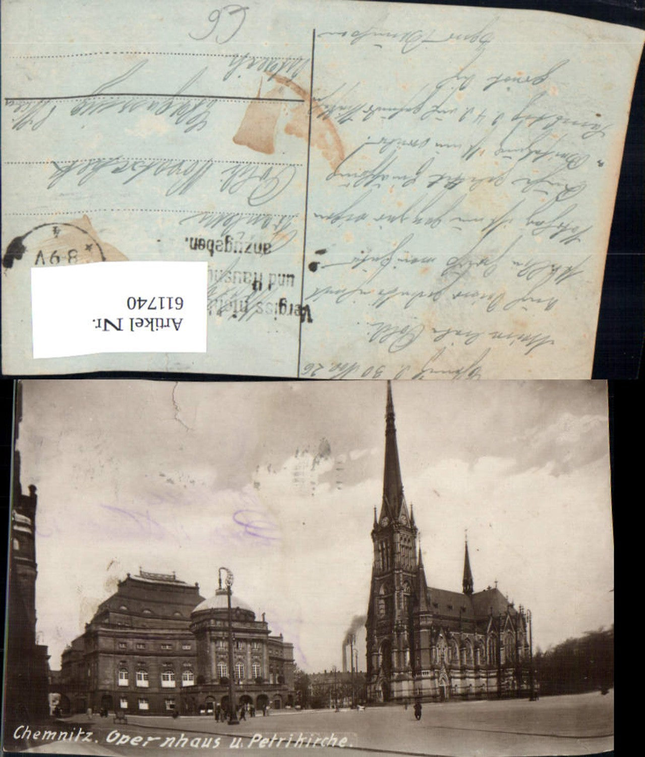 611740, Chemnitz Opera House and St. Peter's Church Opera