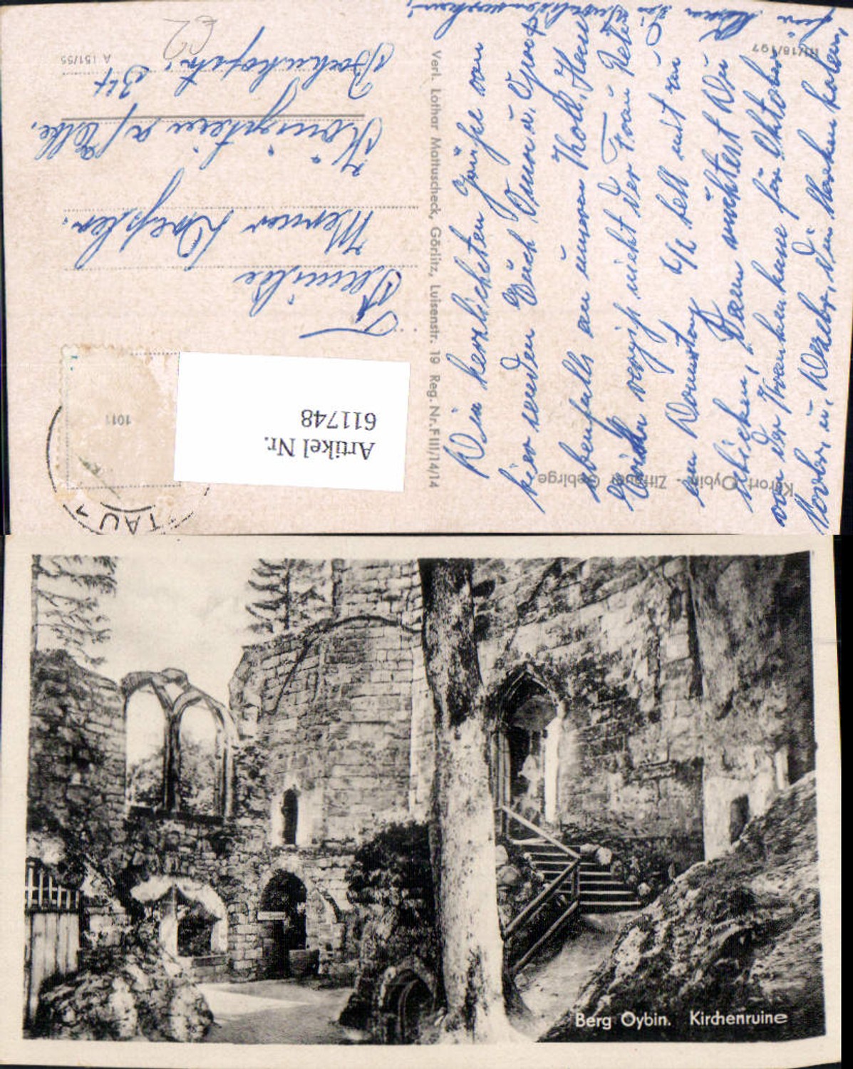 611748,Berg Oybin Kirchenruine Ruine