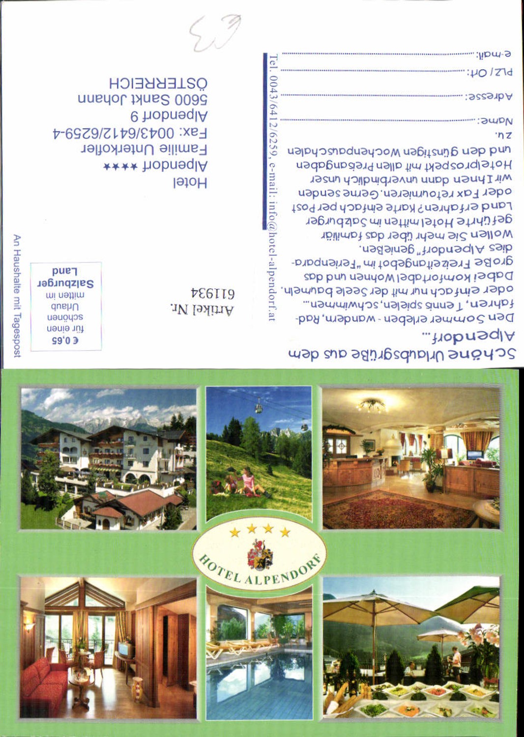 Alte Ansichtskarte – Old Postcard