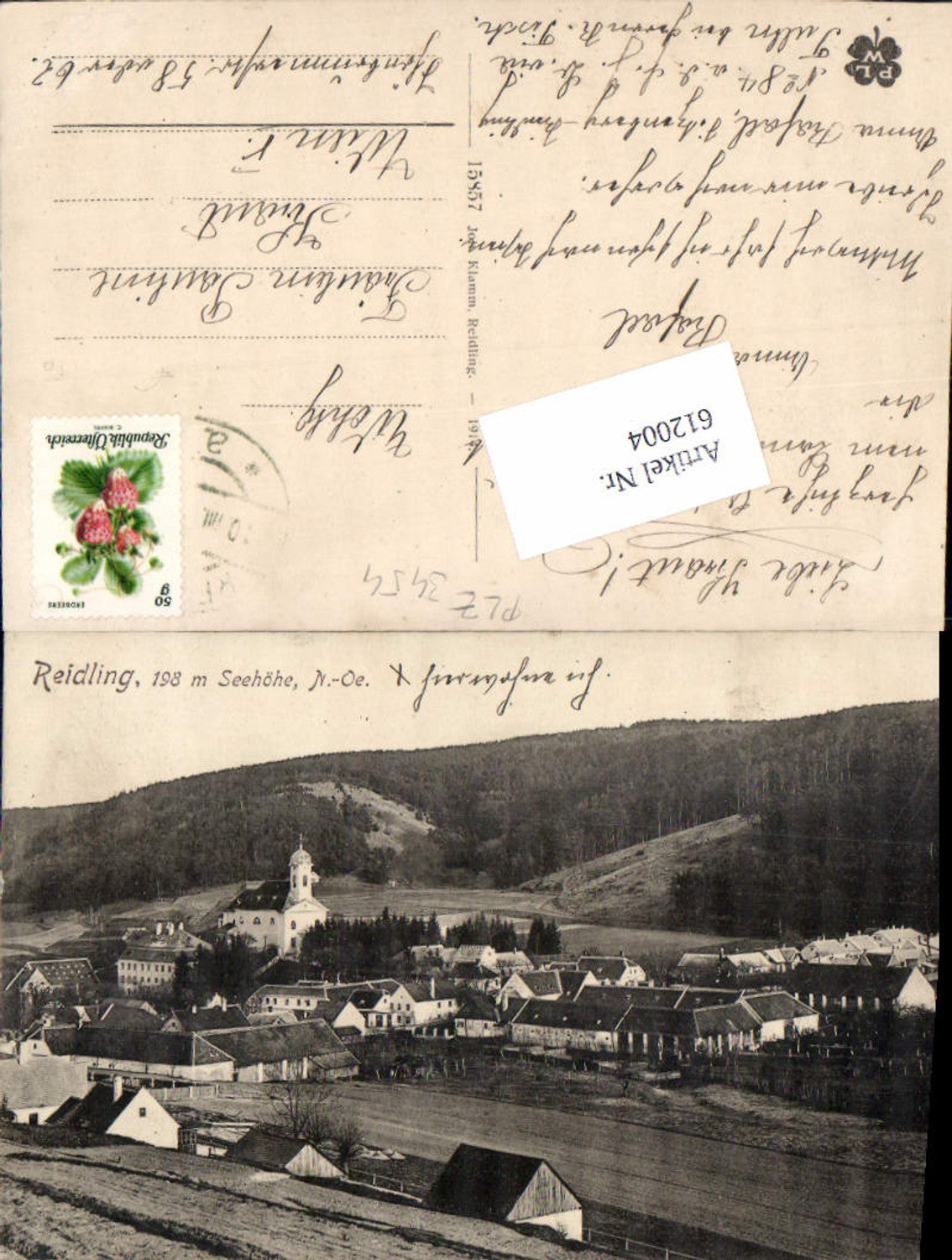 612004,tolle AK Reidling bei Sitzenberg Tulln 1915