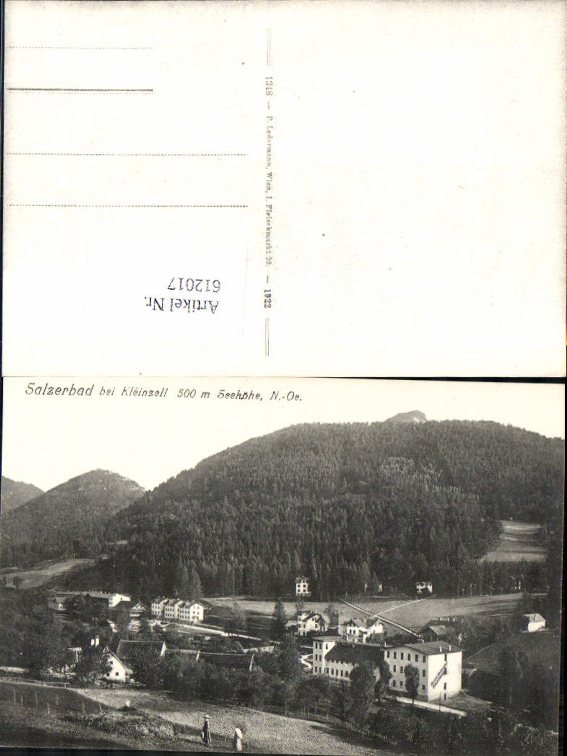 612017,Salzerbad bei Kleinzell Lilienfeld pub Ledermann 1348