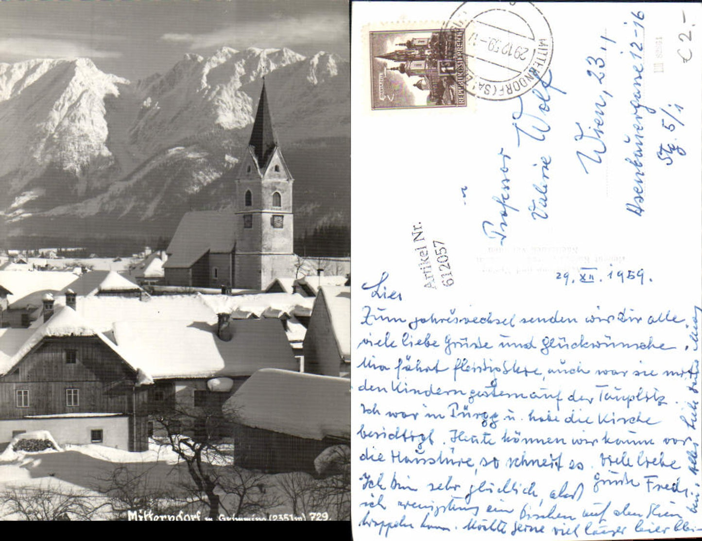 Alte Ansichtskarte – Old Postcard
