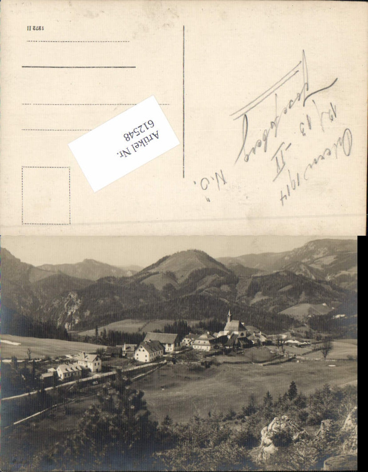 612548,Josefsberg bei Wienerbruck am Ötscher 1914 pub Kuss