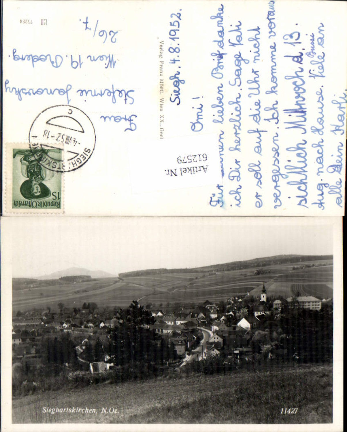 612579,tolle AK Sieghartskirchen bei Tulln