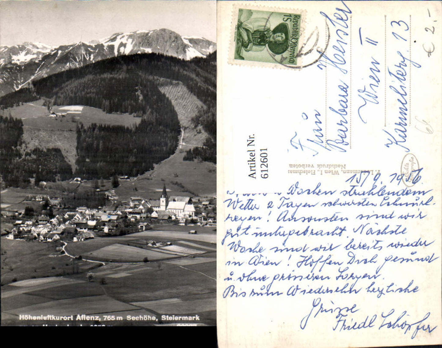 Alte Ansichtskarte – Old Postcard