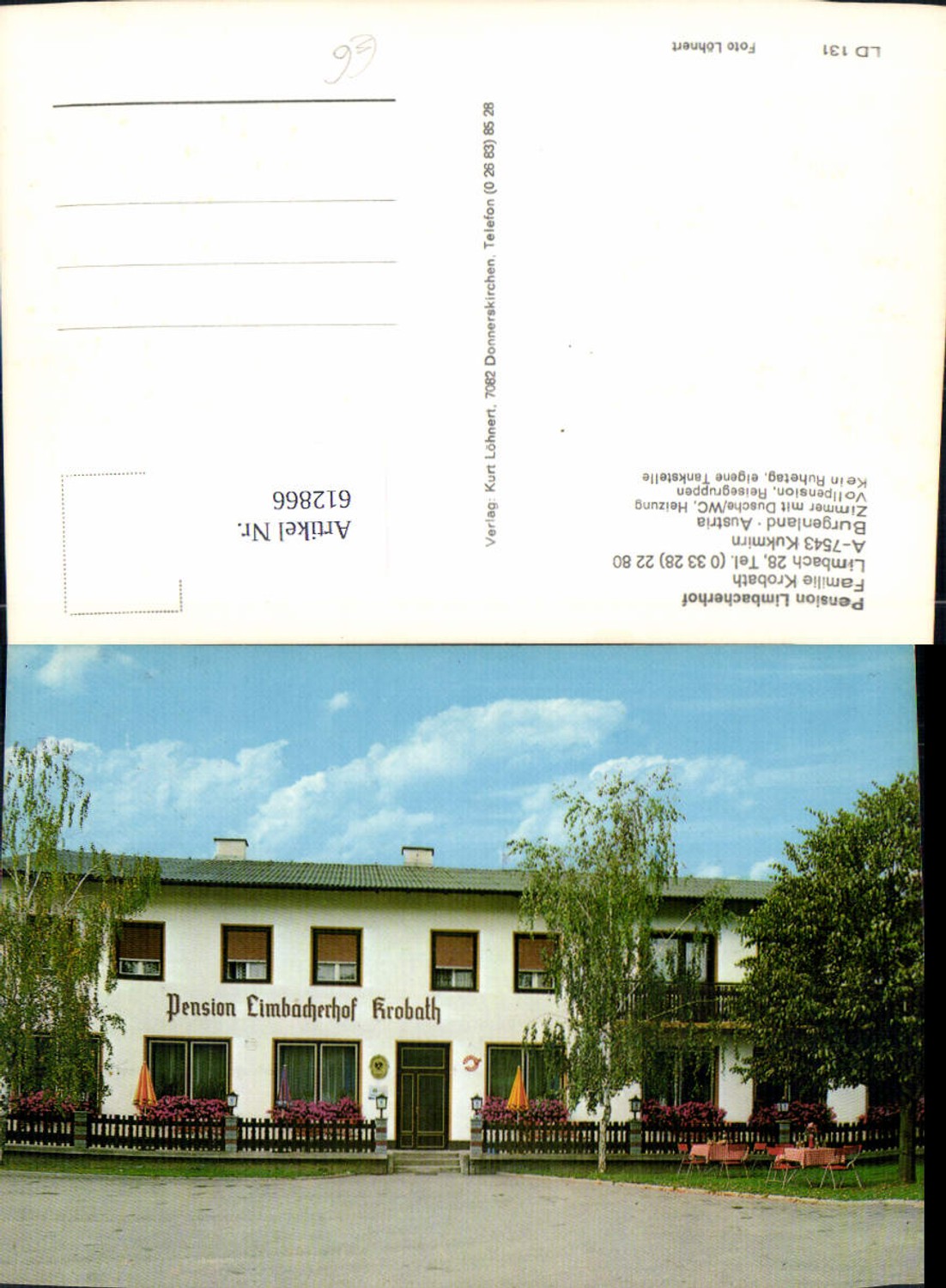 612866,Kukmirn Pension Limbacherhof