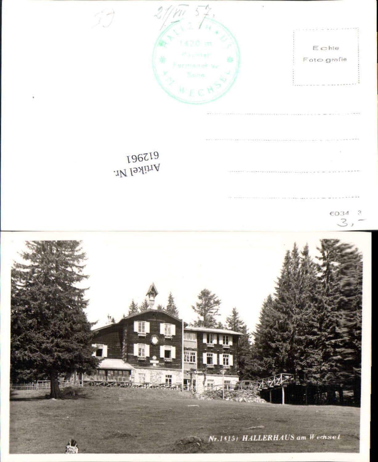 612961,Hallerhaus bei Mönichkirchen am Wechsel