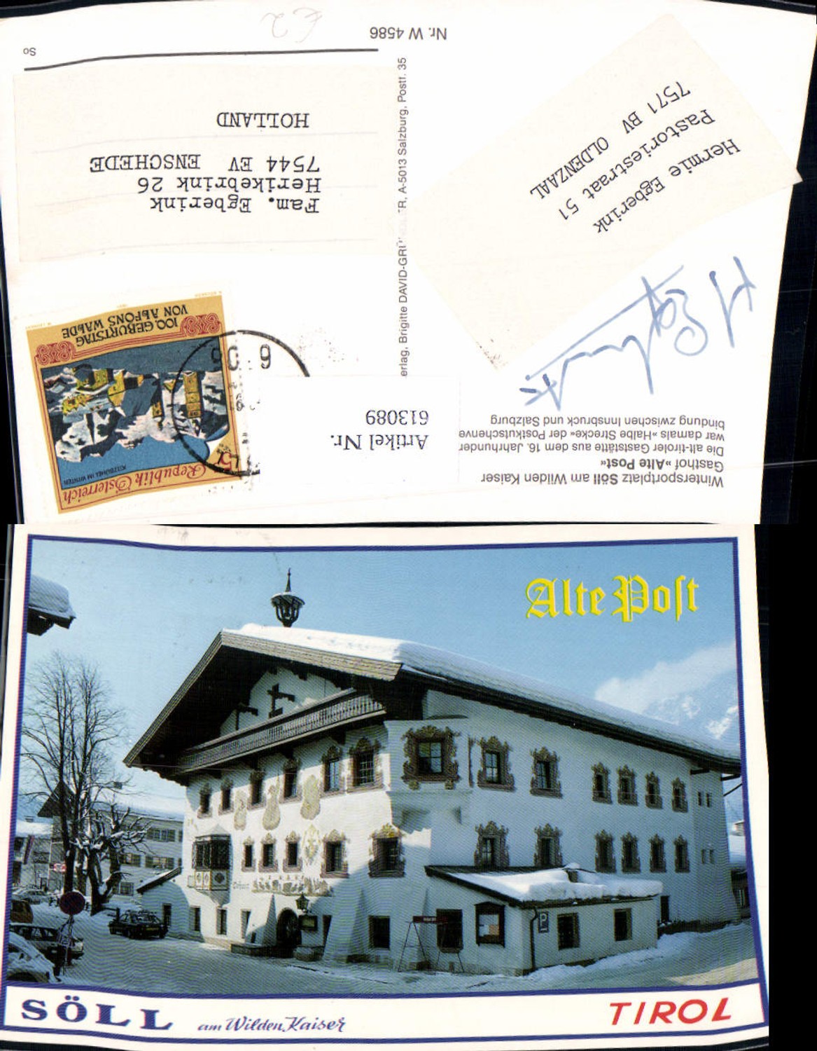 Alte Ansichtskarte – Old Postcard