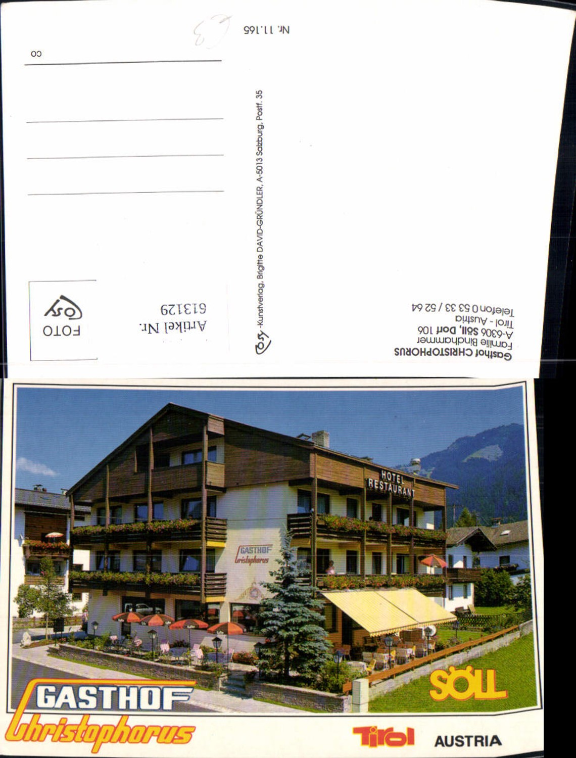 Alte Ansichtskarte – Old Postcard