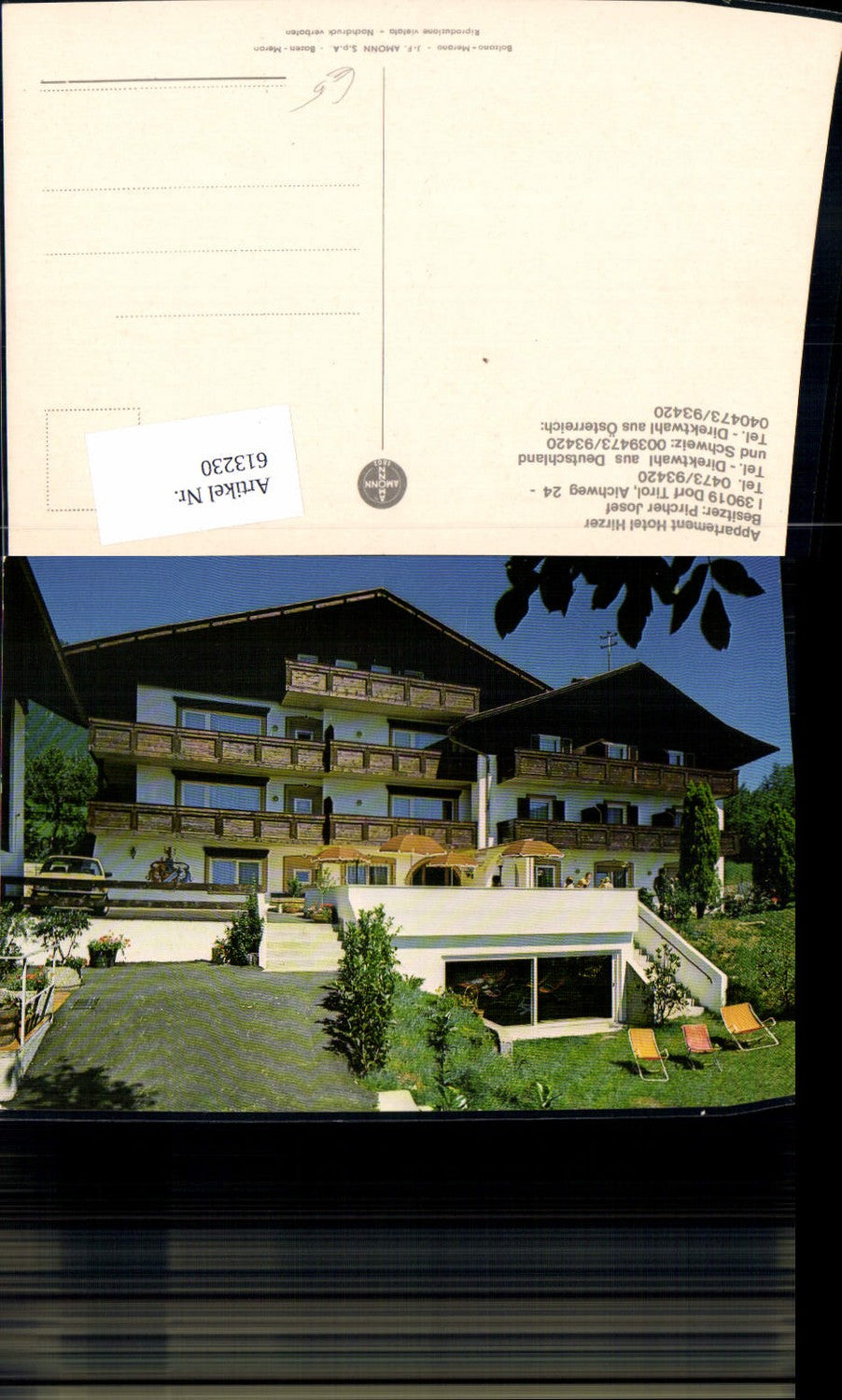Alte Ansichtskarte – Old Postcard