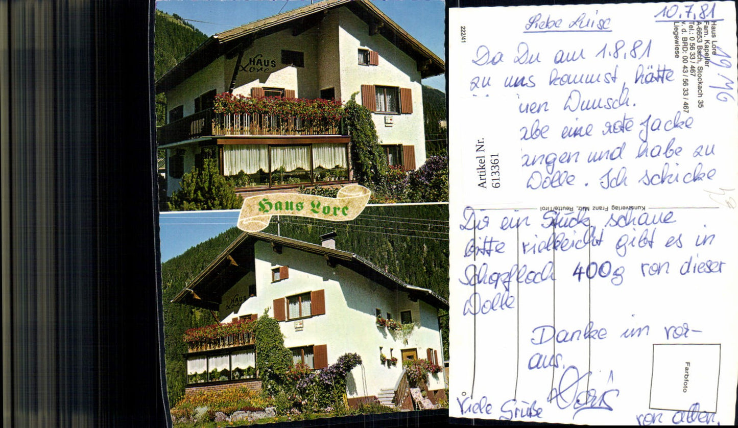 Alte Ansichtskarte – Old Postcard