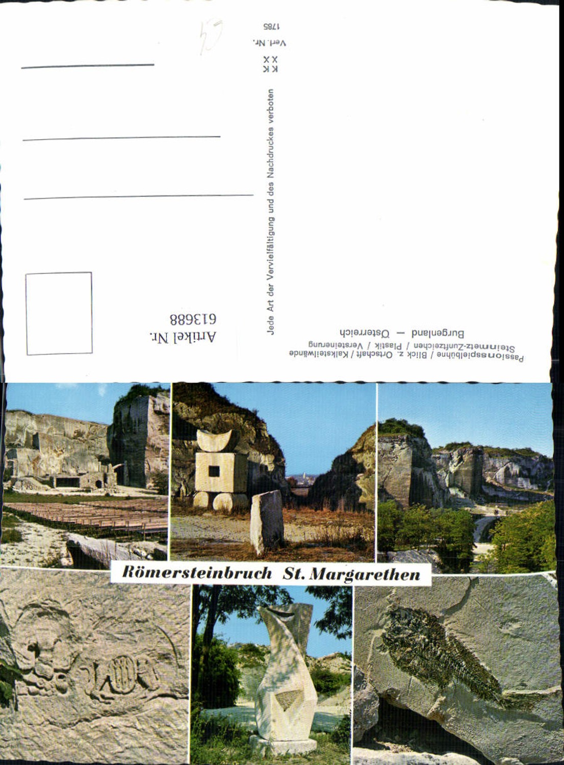 613688,Mehrbild Ak Römersteinbruch St Margarethen Theater