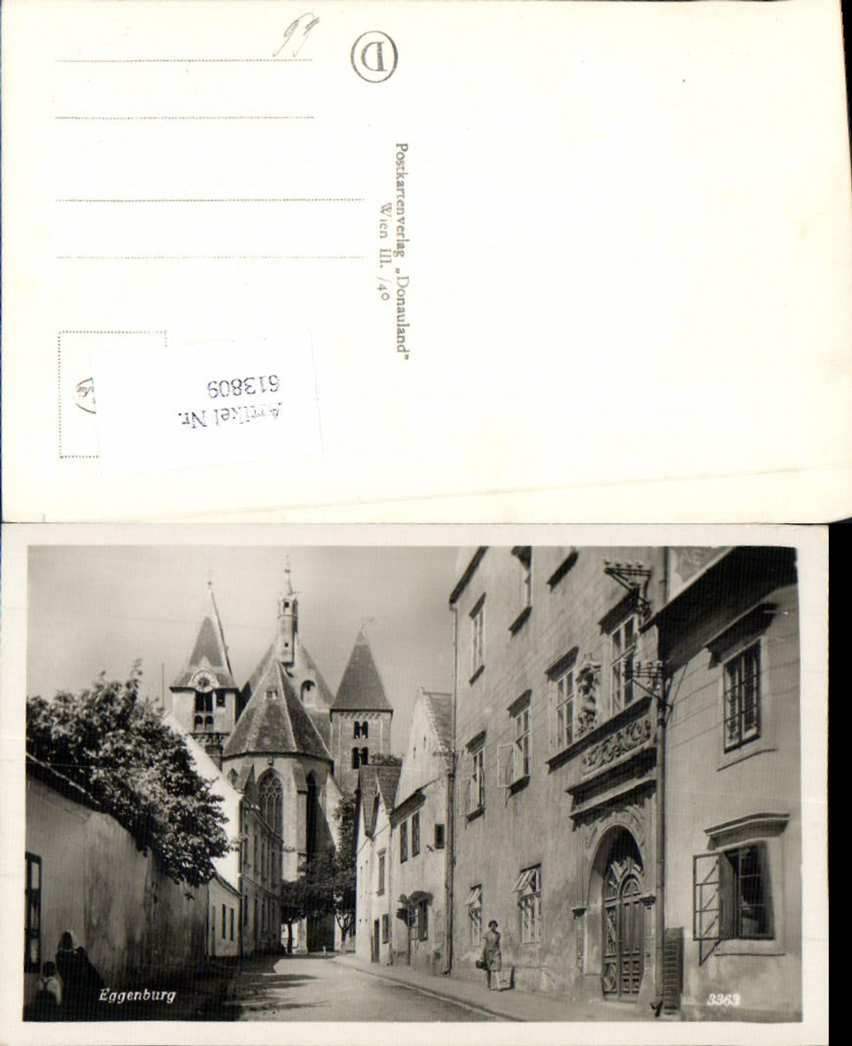 613809,Eggenburg Straßenansicht