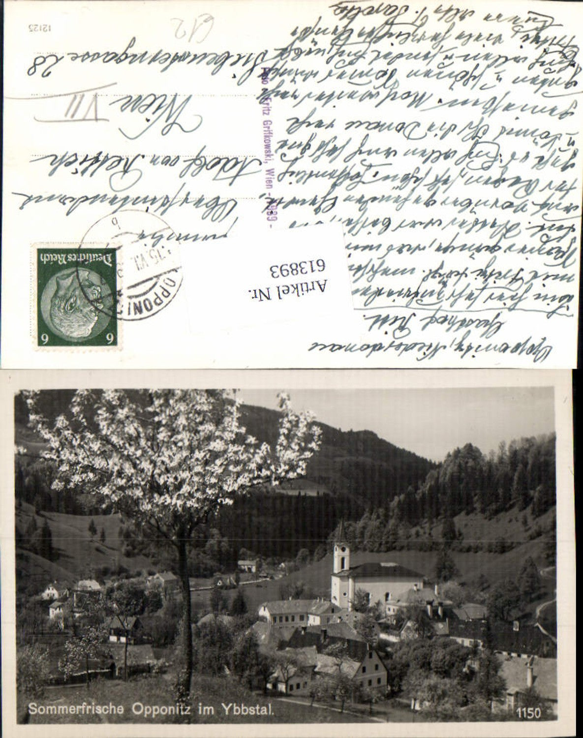 613893,Opponitz an der Ybbs im Ybbstal