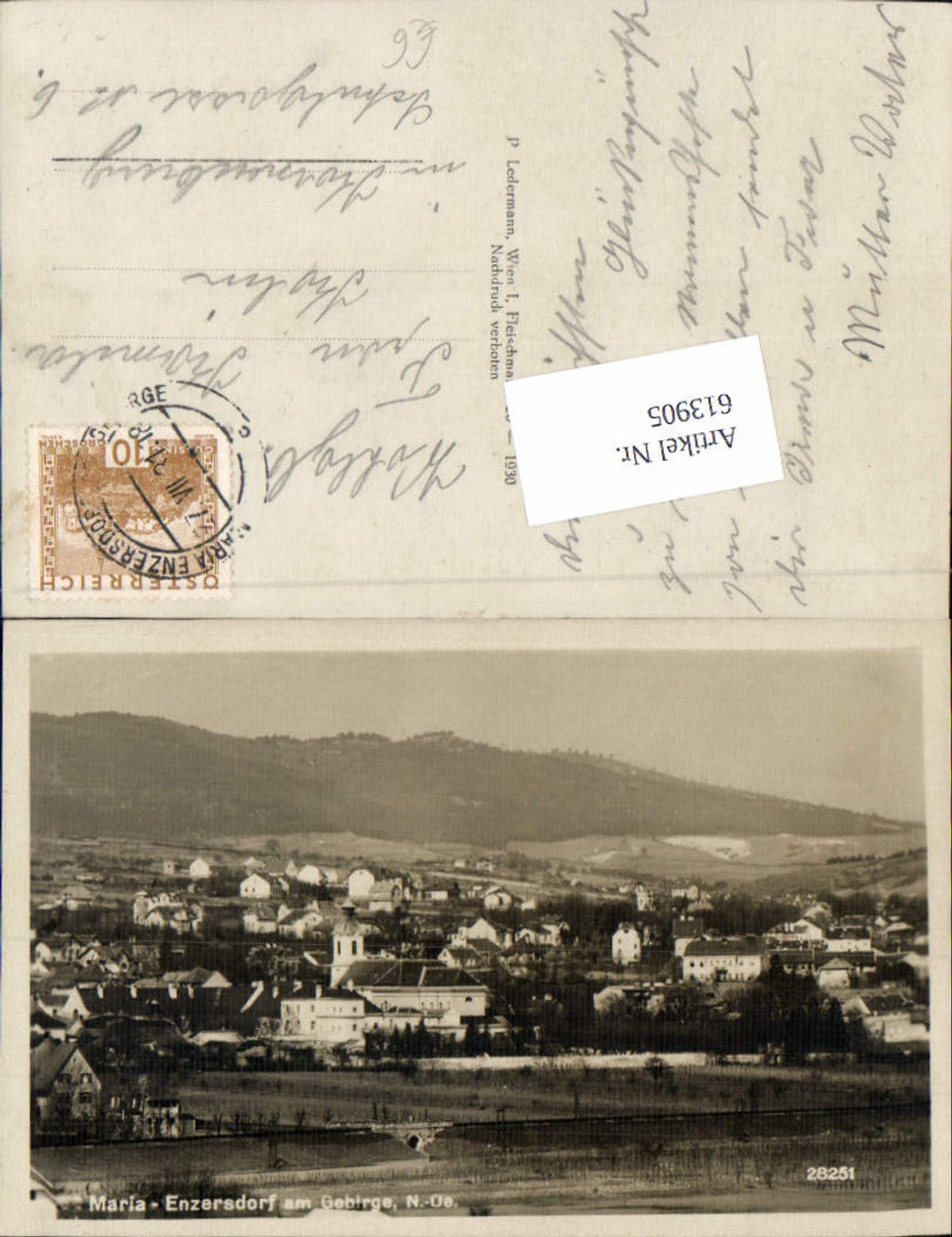 613905,Maria Enzersdorf am Gebirge 1930