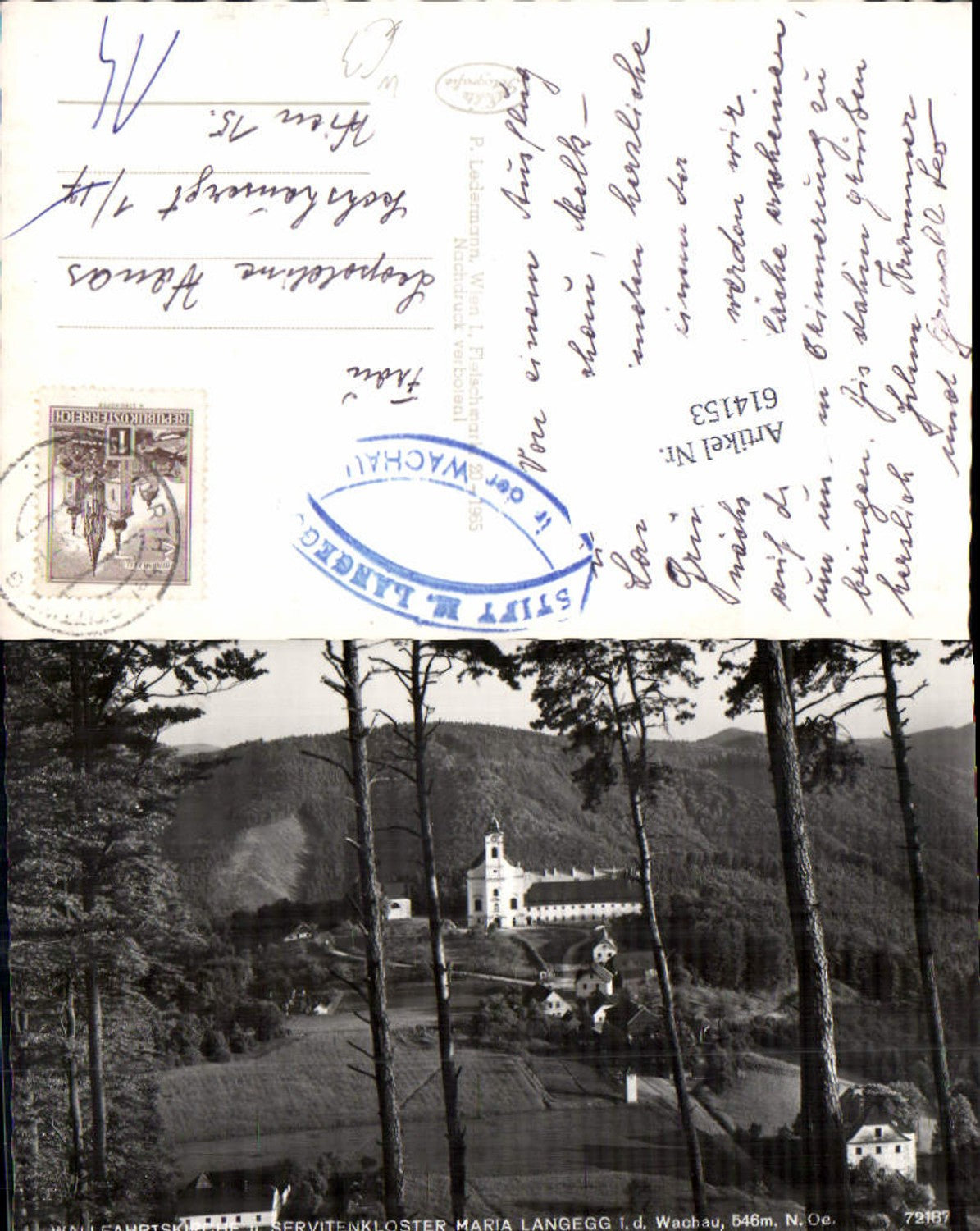 614153,Maria Langegg in der Wachau Aggsbach Dorf