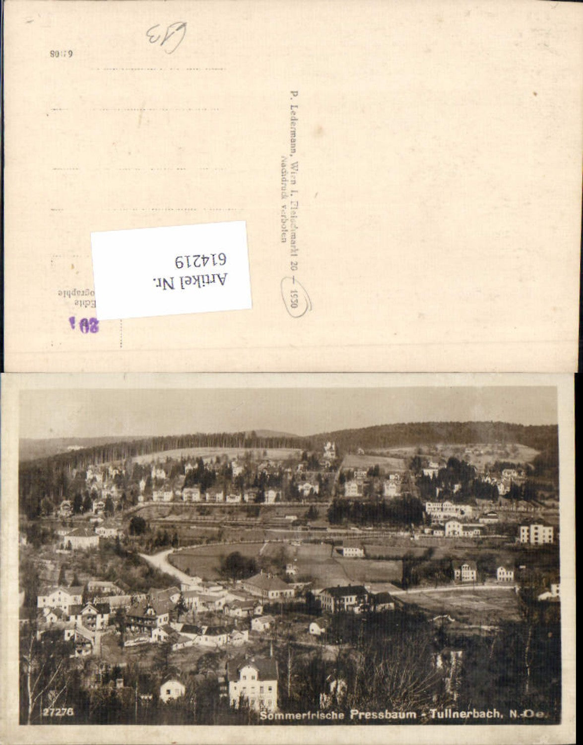 614219,Pressbaum Tullnerbach