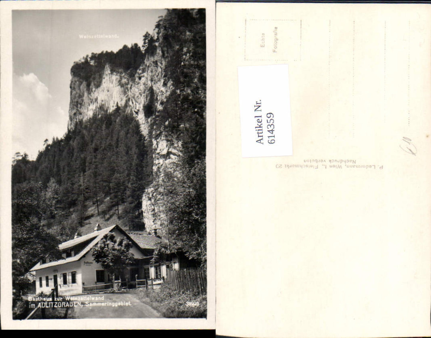 614359,Adlitzgraben Semmering Gasthof Weinzettelwand