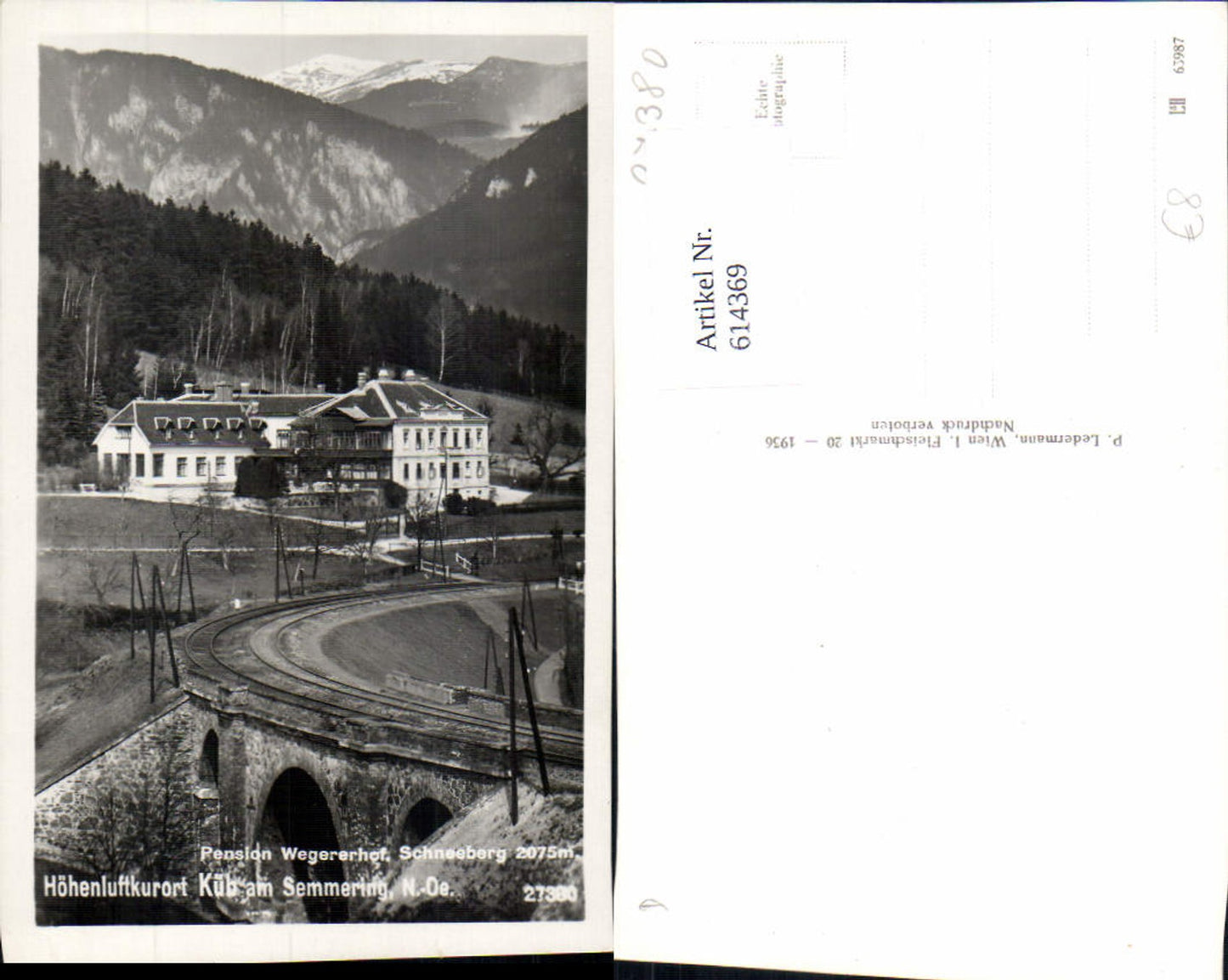 614369,Küb am Semmering Pension Wegererhof Schneeberg