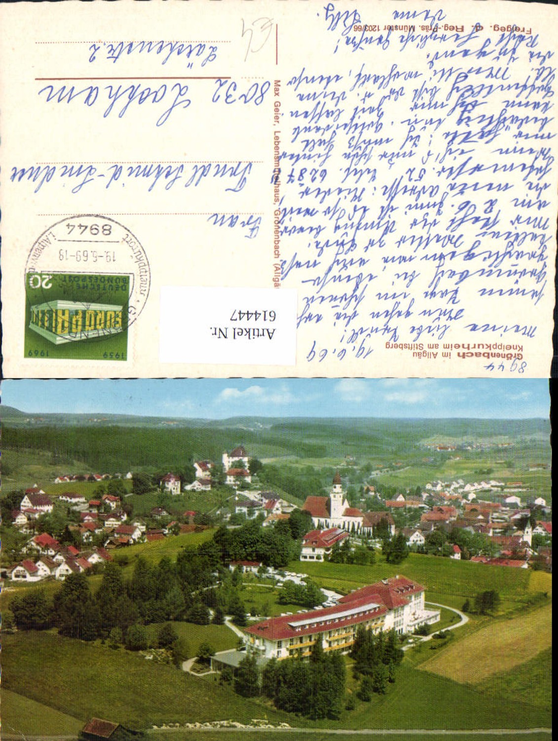 614447,Grönenbach i. Allgäu Kneippkurheim a. Stiftsberg