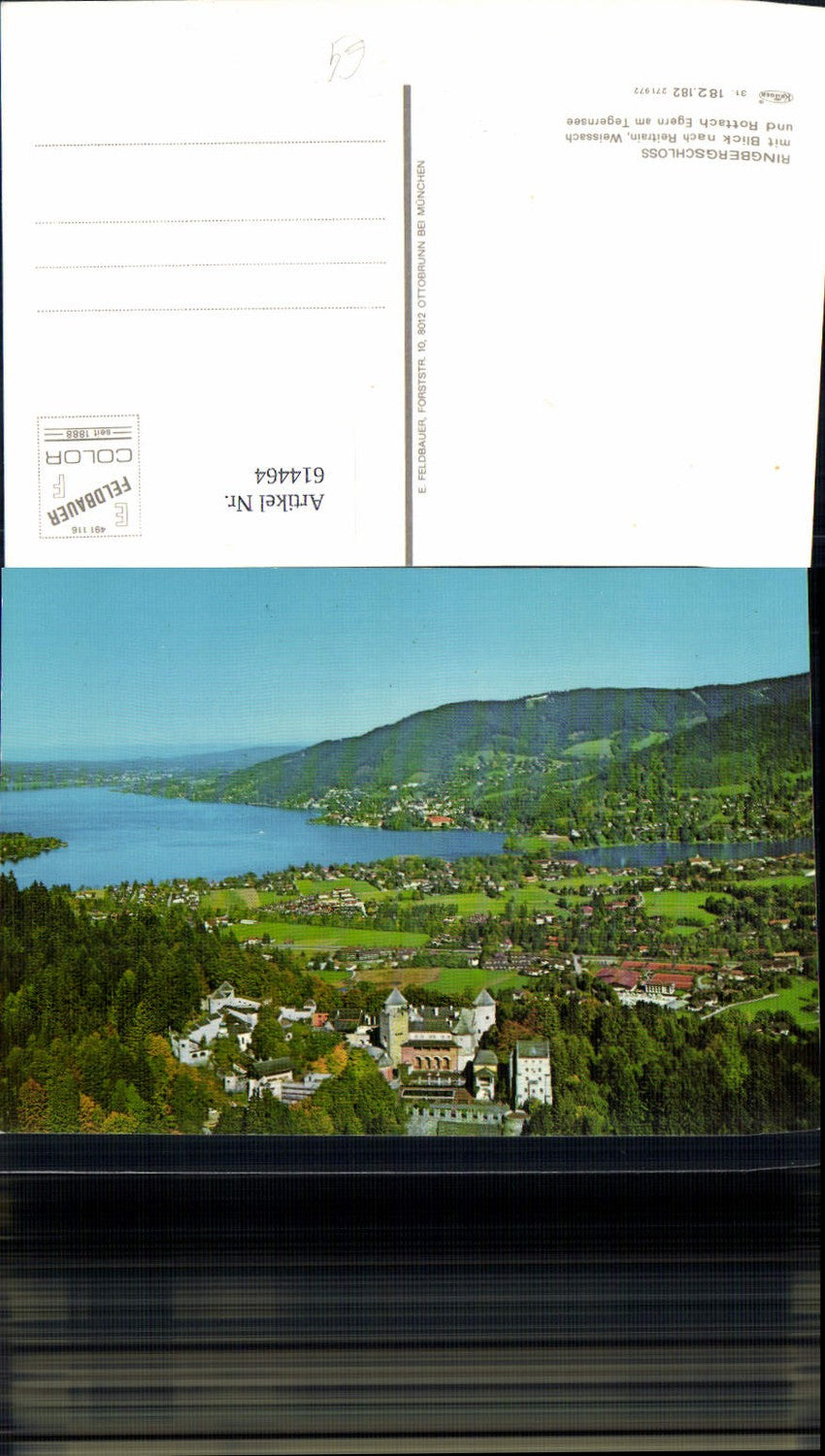 614464,Ringbergschloss m. Blick a. Reitrain Weissach u. Rottach-Egern a. Tegernsee
