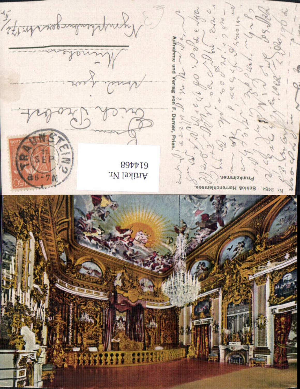 614468, Herrenchiemsee Palace State Room Interior, Municipality of Chiemsee