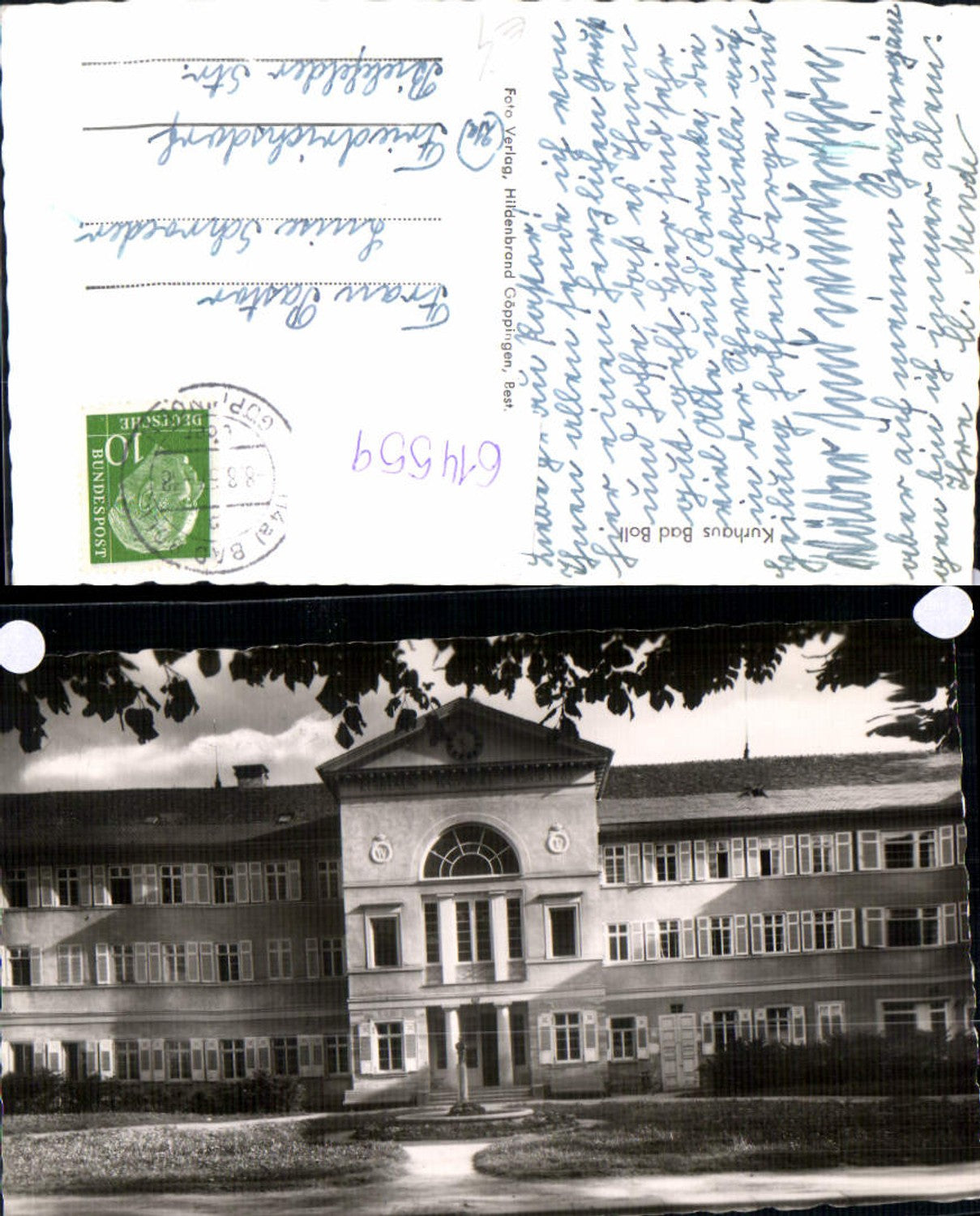 614559,Foto Ak Kurhaus Bad Boll