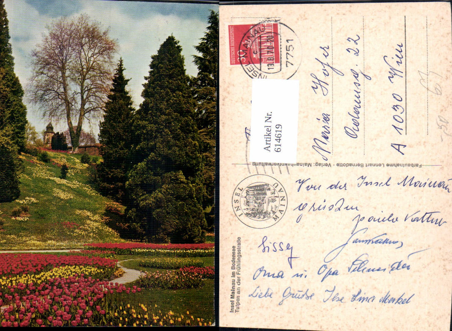 614619,Insel Mainau i. Bodensee Tulpen Blumen Konstanz