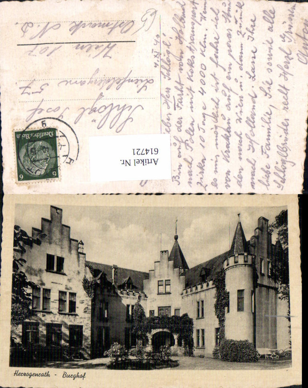 614721,Herzogenrath Burghof Burg