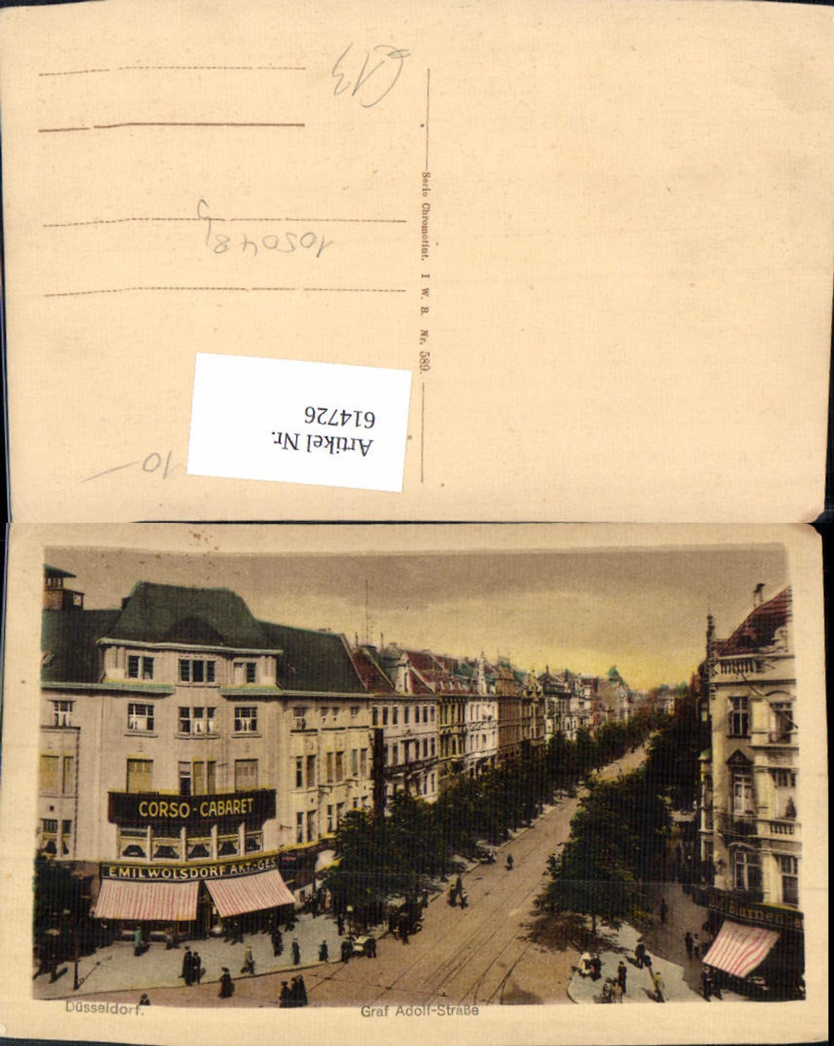 614726,Düsseldorf Graf-Adolf-Straße Corso-Cabaret