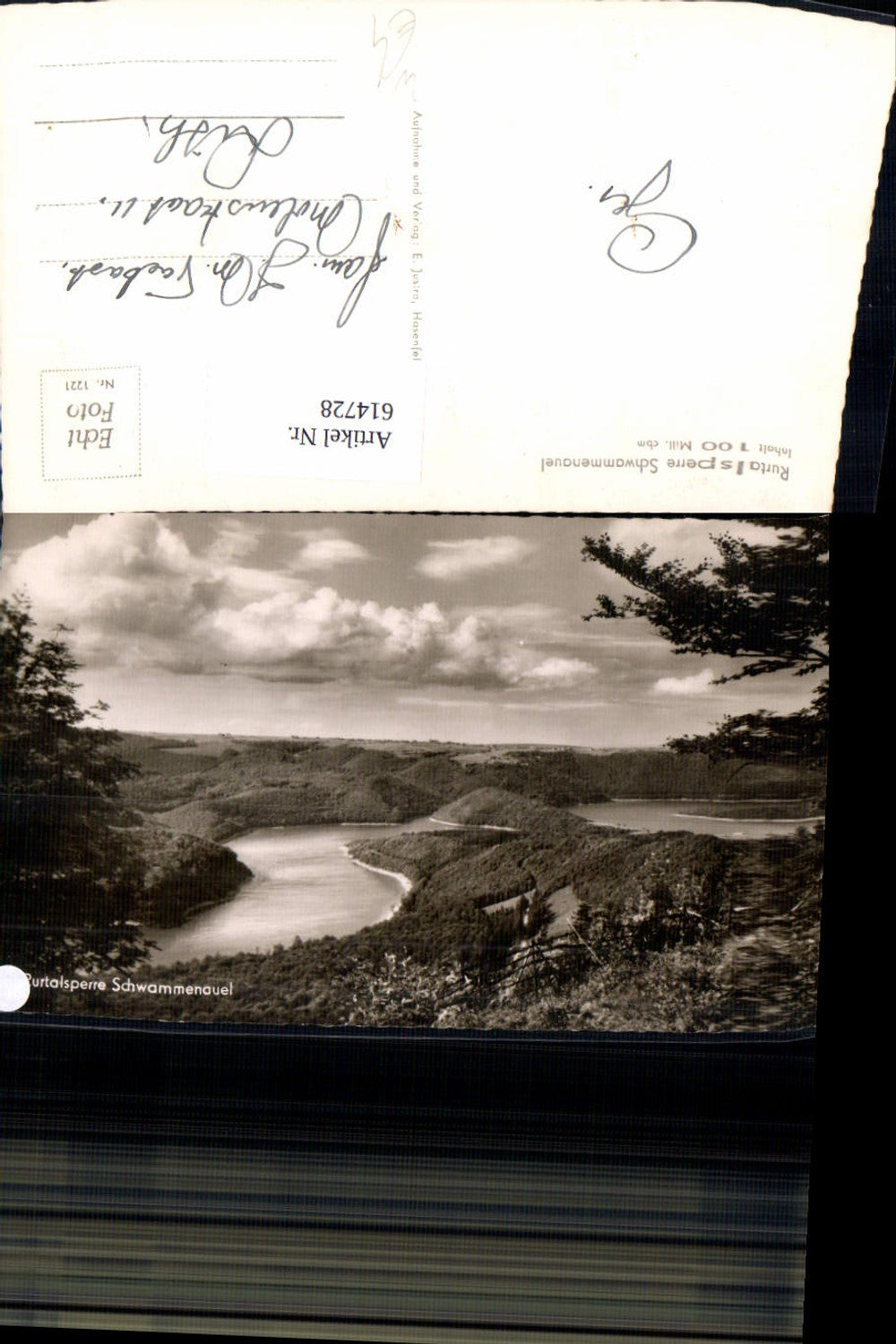 614728,Foto Ak Rurtalsperre Schwammenauel Rurberg Simmerath Talsperre