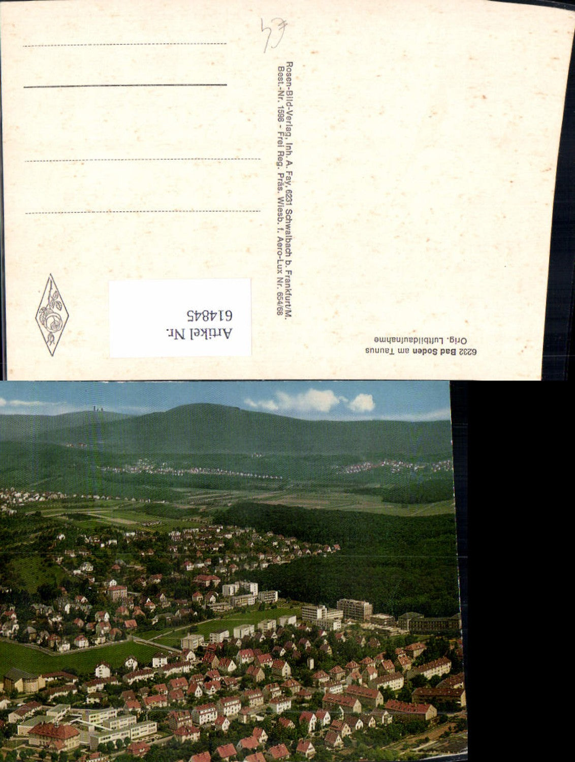 614845,Luftbild Bad Soden a. Taunus